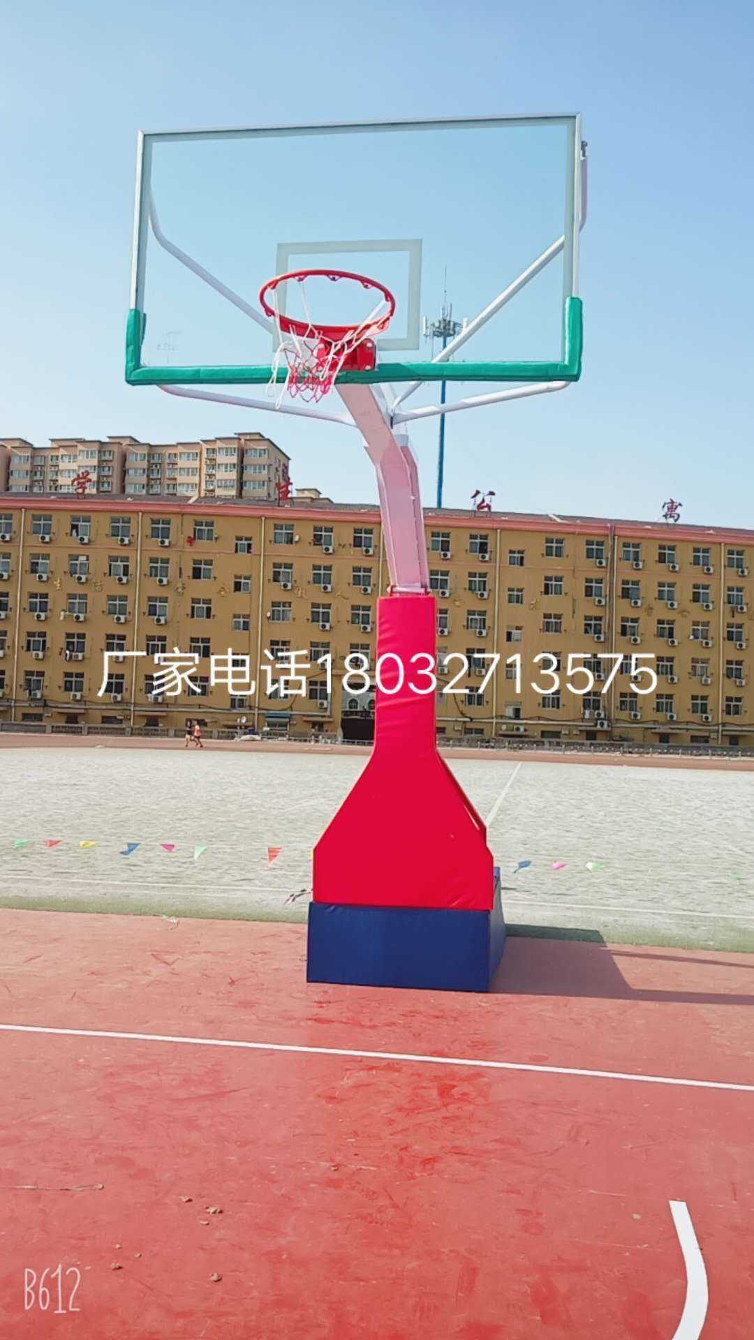 三色平箱仿液壓籃球架